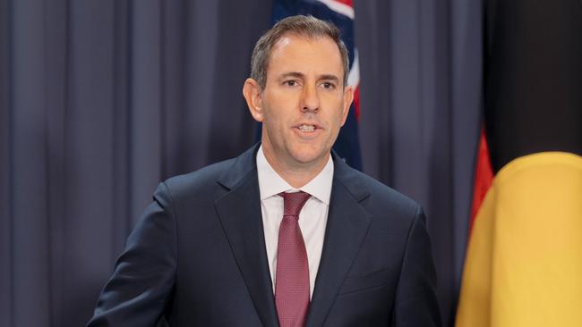 Treasurer Jim Chalmers at Parliament House in Canberra. Picture: David Beach/NCA NewsWire