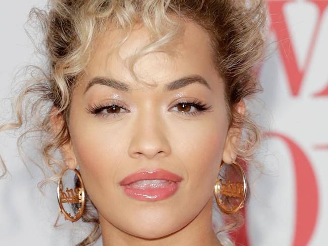 LONDON, ENGLAND - FEBRUARY 21:  *** EDITORIAL USE ONLY IN RELATION TO THE BRIT AWARDS 2018***  Singer Rita Ora attends The BRIT Awards 2018 held at The O2 Arena on February 21, 2018 in London, England.  (Photo by John Phillips/Getty Images)