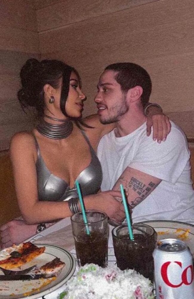 Kim Kardashian appears and Pete Davidson split after less than one year of dating. Picture: Hulu