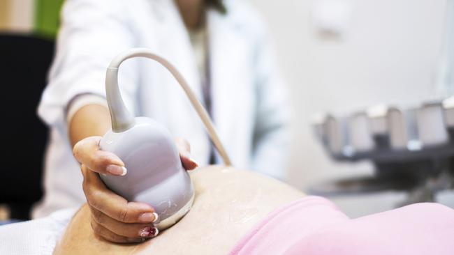 Generic photo of a pregnant woman in hospital. Picture: iStock