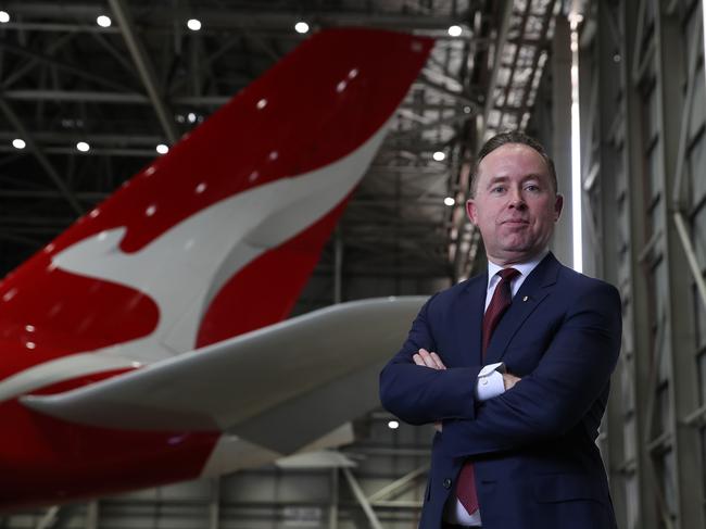 Qantas CEO Alan Joyce has been pushing for support as well. Picture: David Swift.