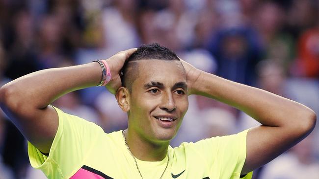 Australian Open Tennis Nick Krygios v Andreas Seppi Picture: Wayne Ludbey