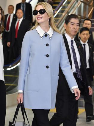 Ivanka is visiting Japan ahead of President Trump's first official trip to Asia. Picture: Yoshitaka Sugawara/Kyodo News.