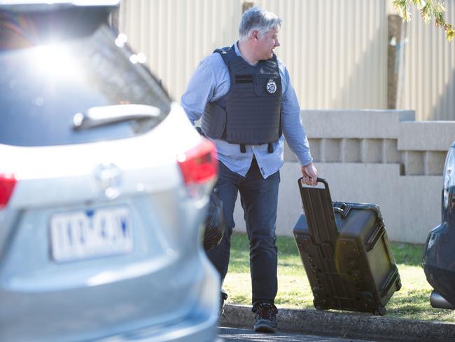 The crime scene at Telopea St, Punchbowl.