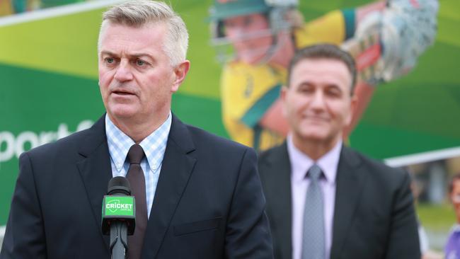 Cricket Victoria CEO Andrew Ingleton has come under fire for the sweeping staff cuts. Picture: Peter Ristevski