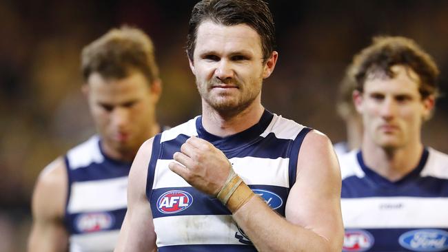 Patrick Dangerfield after the qualifying final loss. Pic: Michael Klein