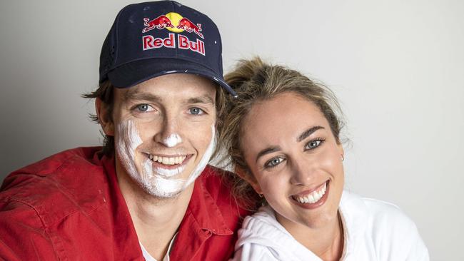 Scotty James and his girlfriend Chloe Stroll. Picture: Nicole Cleary