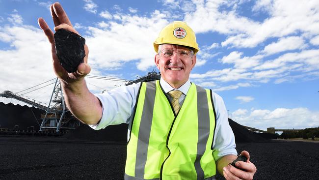 QRC chief Ian Macfarlane at Port of Brisbane, November last year. Picture: AAP/John Gass