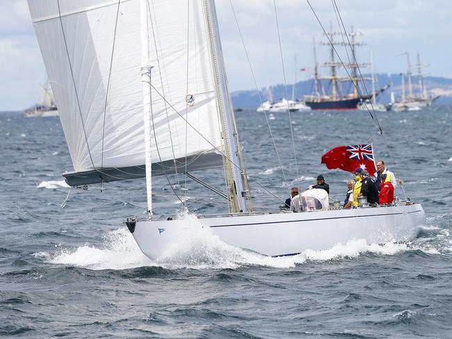 Australian Wooden Boat Festival - Parade of Sail pictured from the Young Endeavor PICTURE: MATT THOMPSON