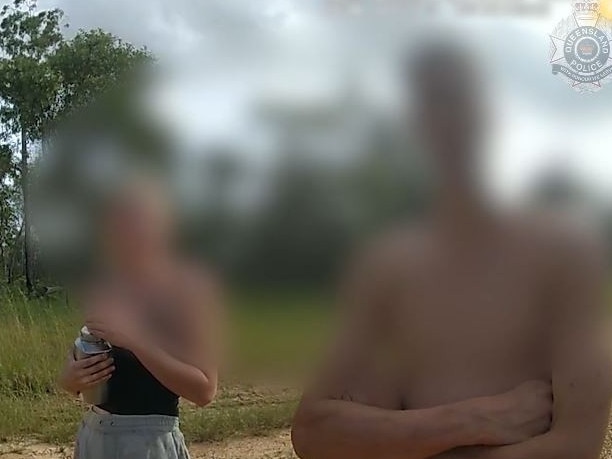 Couple bogged on Qld road. Picture: Queensland Police