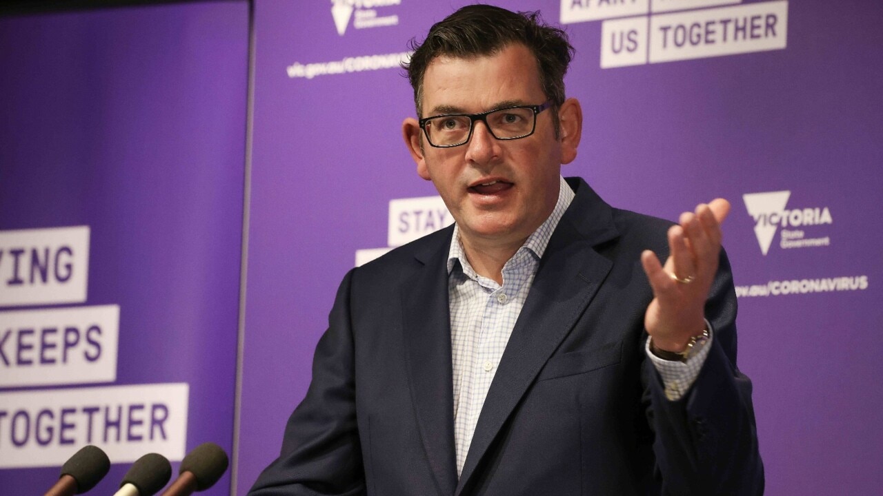 'You can all shout over each other': Andrews snaps at reporters