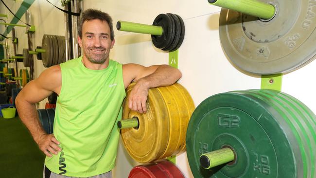 Crossfit Gold Coast owner Jeremy Austin, ready to reopen his Bundall gym. Picture Mike Batterham