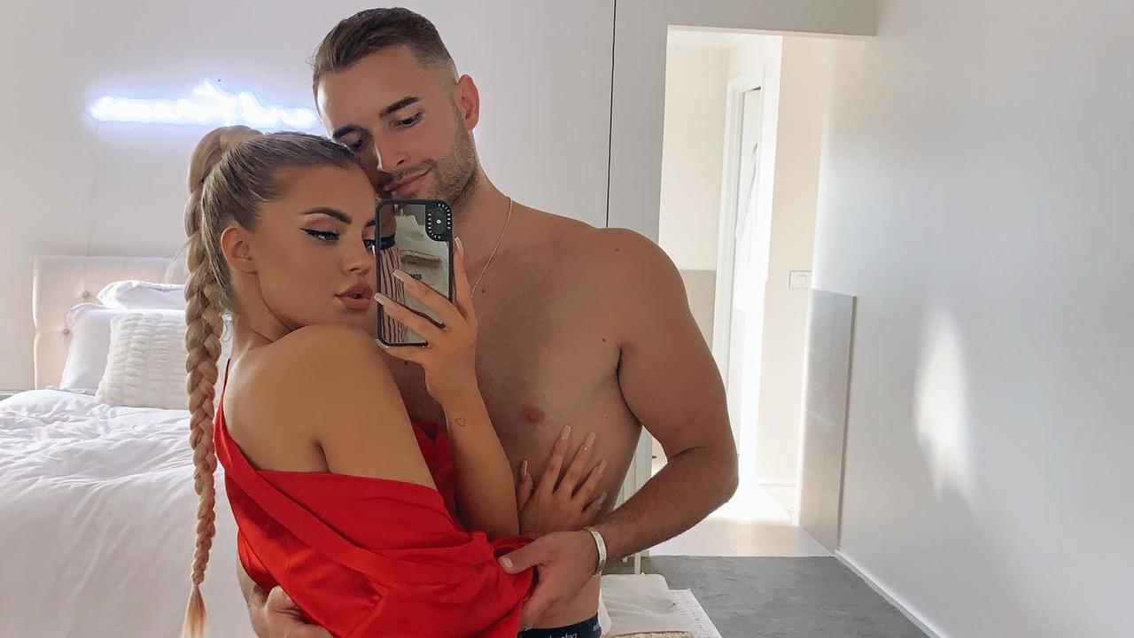 Andre Zachary Rebelo and his ex-partner Gracie Piscopo portrayed a glamorous lifestyle on social media. Picture: Instagram