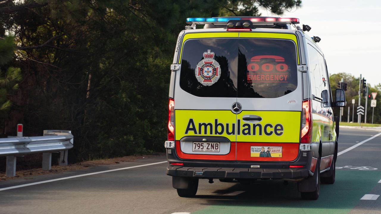 Queensland Ambulance paramedics took one person to hospital after a two-vehicle crash in East Toowoomba.