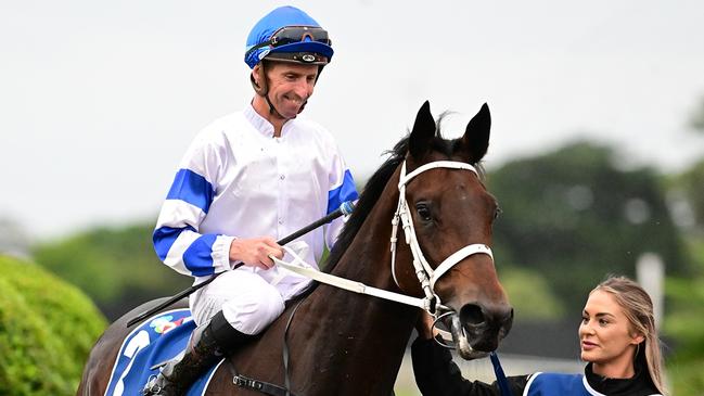 Kovalica will start favourite for the Group 1 Doomben Cup on Saturday. Picture: Grant Peters—Trackside Photography.