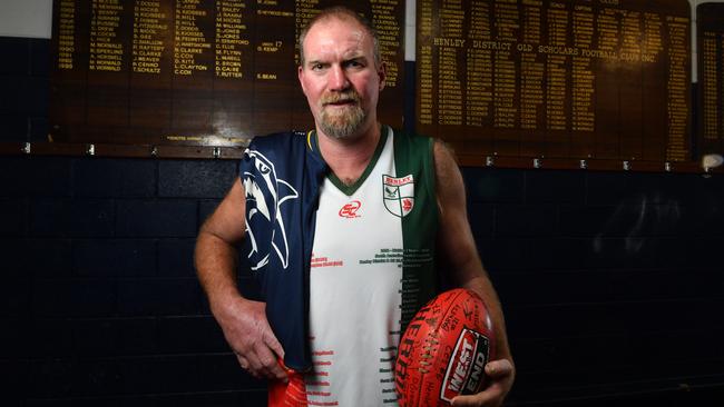 Henley Sharks ruckman Darren Kite will play his 400th game for the club this weekend. Picture: Mark Brake