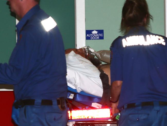 Police have allegedly shot a man on Hispano Place, Ingleburn. Picture: Bill Hearne