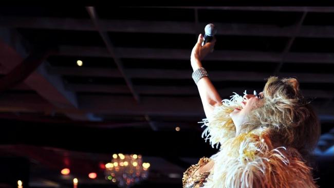 Maria Venuti enjoying the crowd’s ovation.