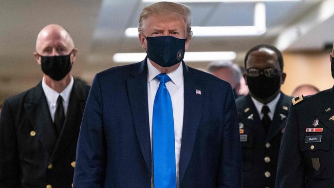 US President Donald Trump has tested positive to COVID-19. Picture: AFP