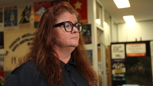 United Workers Union NT secretary Erina Early in the union office on December 31, 2024. Picture: Zizi Averill.