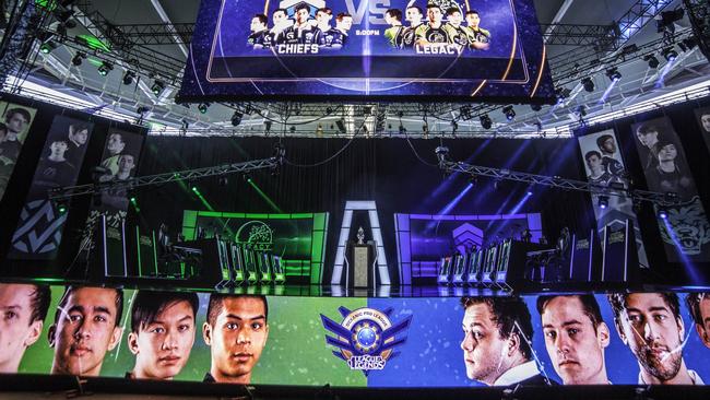 The League of Legends Oceania finals.