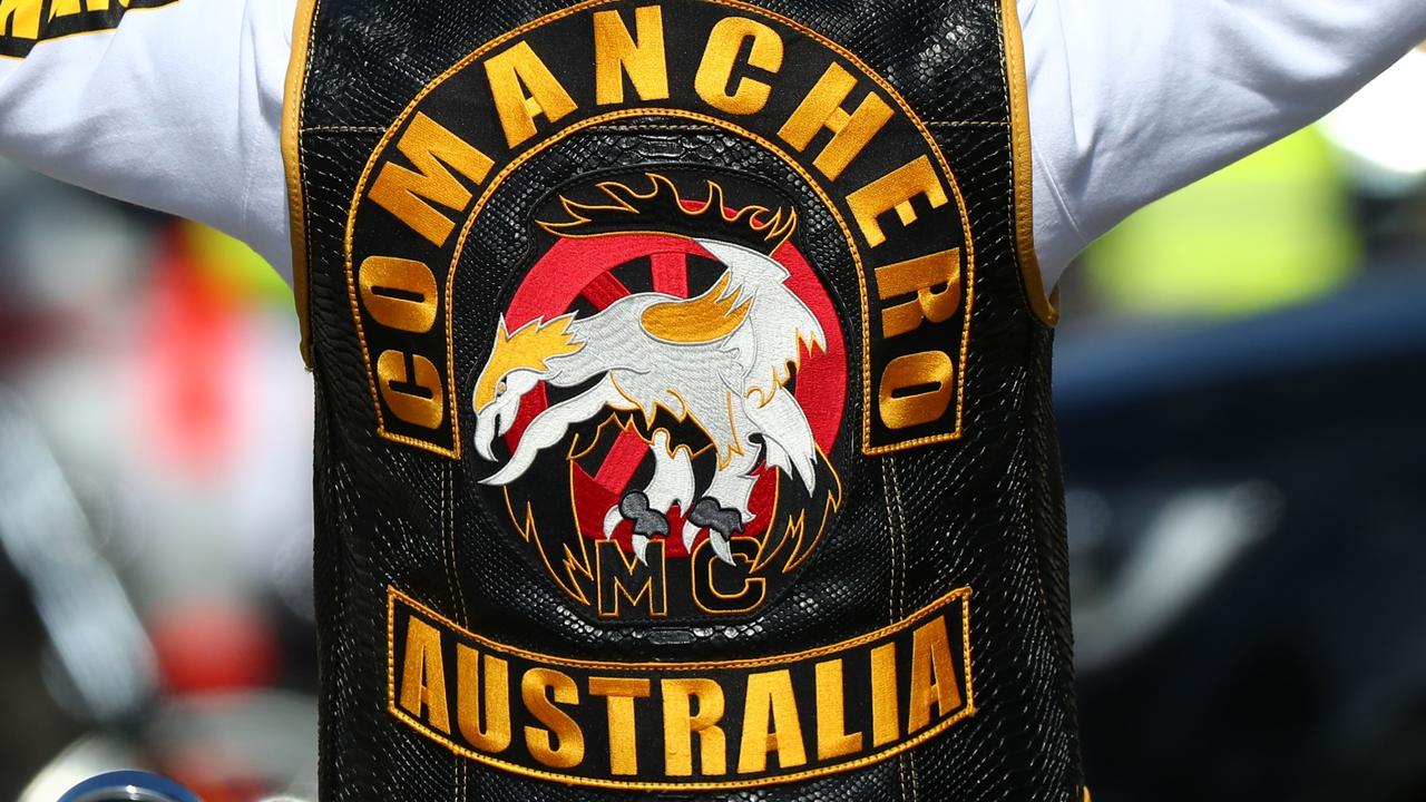 The court heard members of the Comanchero Outlaw Motorcycle Gang discussed harming the target multiple times. Picture: File