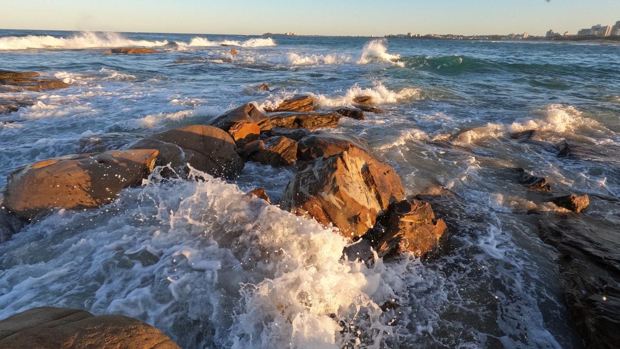 The camera has some super slow motion technology which allows you to capture things like the crashing of waves in greater detail.