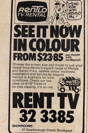 That’s good value for a week. Gold Coast Bulletin old advertisements. July 1975