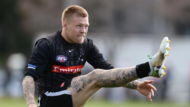 Jordan De Goey remains in St Kilda sights as a decision on his future fast approaches. Picture: Michael Klein