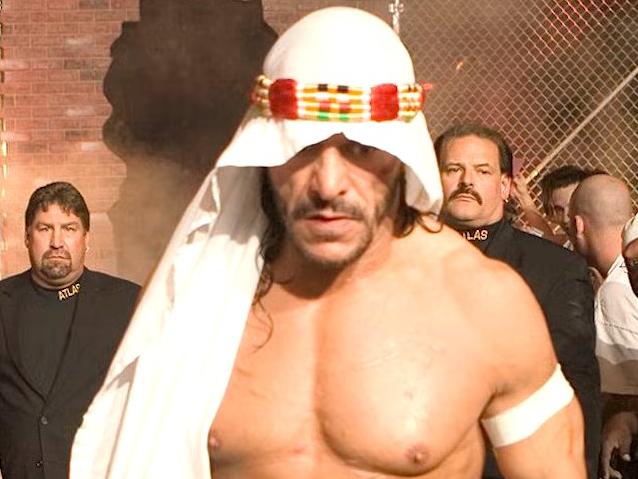 Sabu enters the ring. Photo: X and WWE.