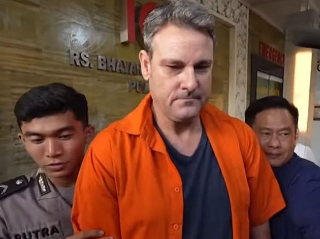 Troy Smith is facing drugs charges in Bali, 13 May 24 . Picture: 7NEWS