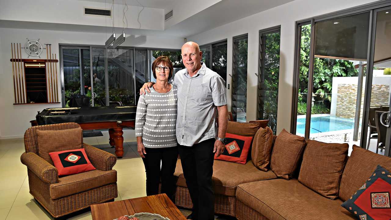 Peter and Margaret Webb have just sold their Mooloolaba property for a record price (non waterfront). Picture: Warren Lynam