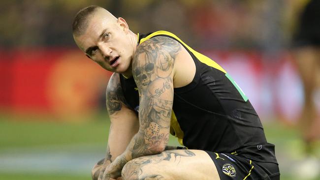 Richmond's Dustin Martin has opened up about his high self-imposed expectations. Picture: Michael Klein