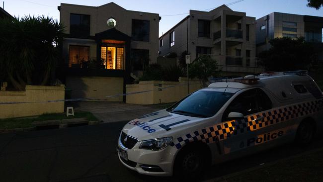 Six men stormed a Maribyrnong home in the early hours of this morning, bashing a man inside and stealing his car. Picture: Sarah Matray