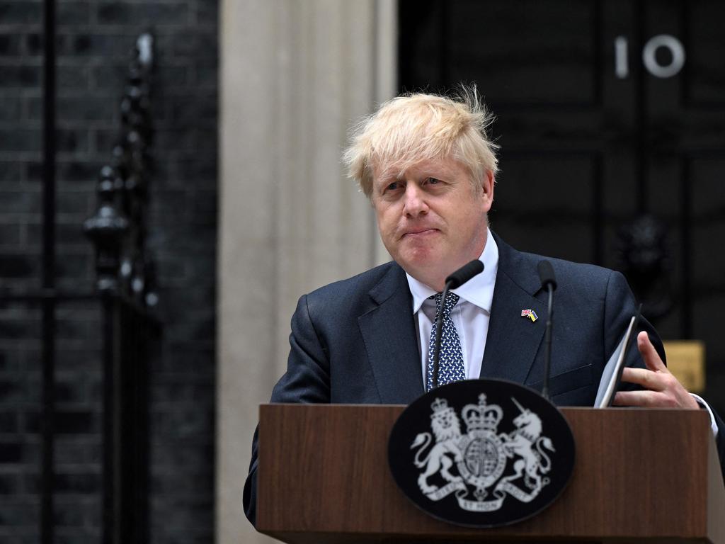 Boris Johnson has stood down. Picture: AFP