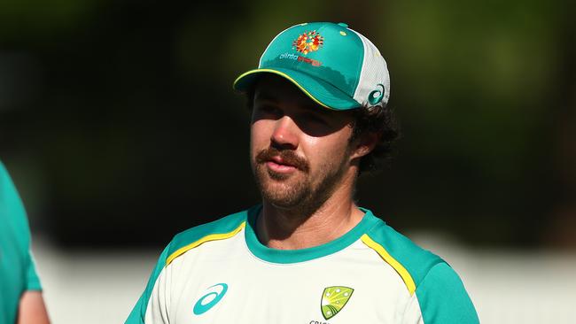 Travis Head will play with his best mate Alex Carey in the first Test. Picture: Chris Hyde/Getty Images