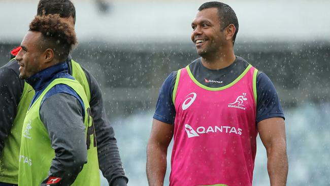 Kurtley Beale’s link play with James O’Connor could be crucial for the Wallabies. Picture: Getty Images