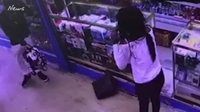 Girl desperately douses herself with water after London bus ‘acid attack’