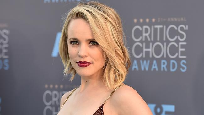 Rachel McAdams arrives at the 21st annual Critics' Choice Awards at the Barker Hangar on Sunday, Jan. 17, 2016, in Santa Monica, Calif. (Photo by Jordan Strauss/Invision/AP)