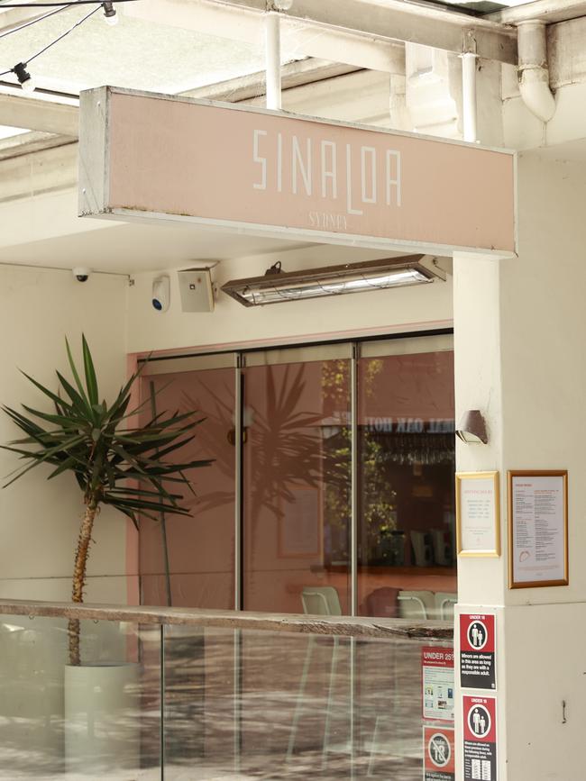 Sinaloa bar and restaurant in Double Bay also closed.