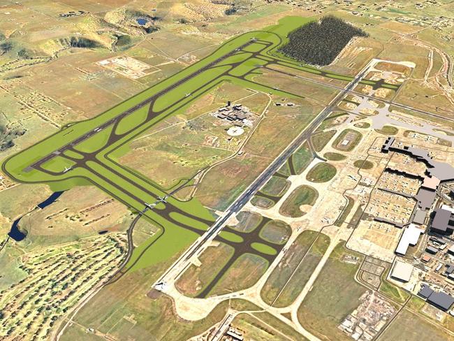 Under Melbourne Airport’s third runway proposal, flights in and out of Melbourne will be significantly changed to send more planes over the suburbs north and south of Tullamarine. Picture: Supplied