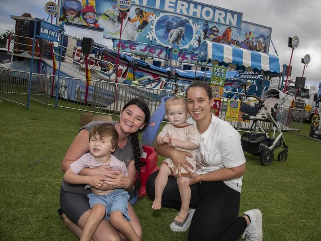 Weston Gill, Lucia Zacchini, Monica Watkins, Allira Watkins Mildura Show 2024. Picture: Noel Fisher