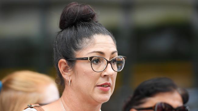 Miranda Parkinson, Cory Breton’s widow, became emotional as she told Brisbane Supreme Court on Monday of the heartache she had endured since Cory’s killing.