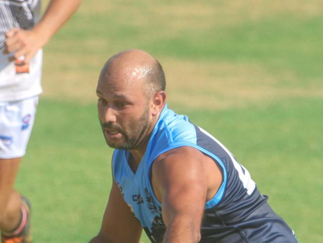 Darwin Buffalo Matt Campbell was recently unveiled as a Central Australia development coach. Picture: Glenn Campbell.