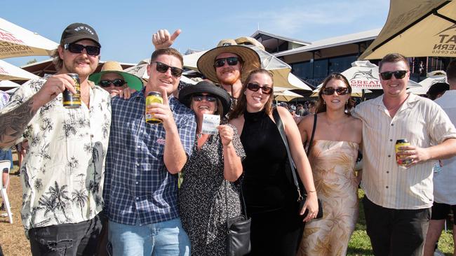 Thousands of people descended at the 2024 Darwin Cup Carnival, Fannie Bay. Picture: Pema Tamang Pakhrin