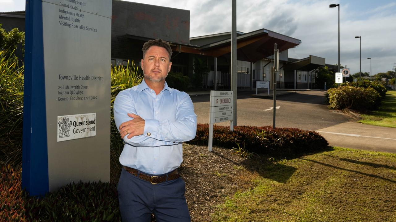 State Member for Hinchinbrook and KAP Deputy Leader, Nick Dametto at Ingham Hospital