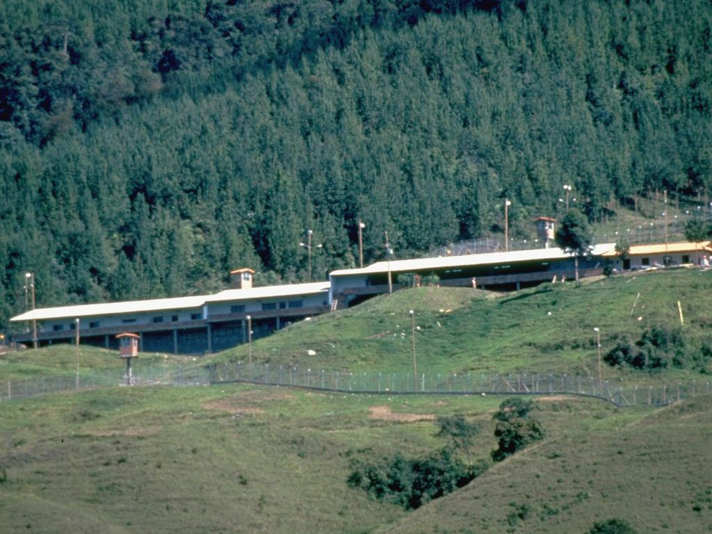 The prison where Colombian drug lord Pablo Escobar was under arrest and guarded by his own keepers in luxurious view of his hometown. Picture: Timothy Ross//Time Life Pictures/Getty Images