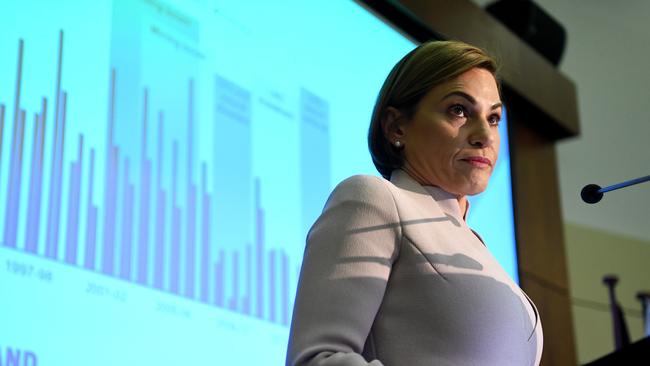 Queensland Treasurer Jackie Trad this morning (AAP Image/Dan Peled)