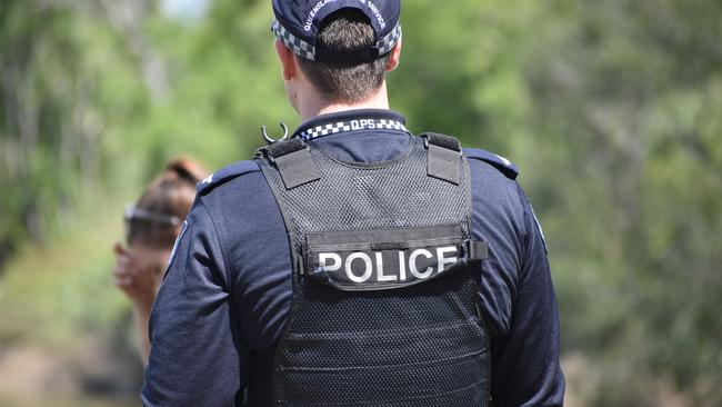 Police are in pursuit of a white Ford Falcon in Mackay’s west. Picture: Lillian Watkins