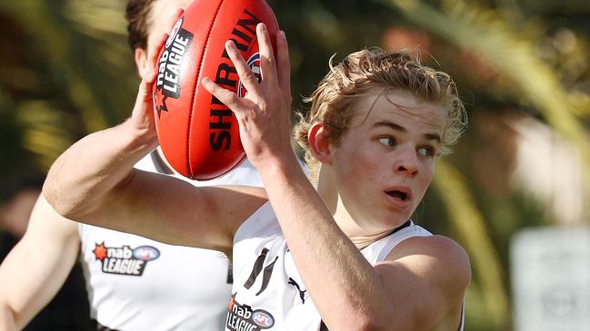 Glenn Archer’s son Jackson is showing promise for the Northern Knights in the NAB League. He would qualify as a father-son Kangaroos prospect. Picture: Michael Klein